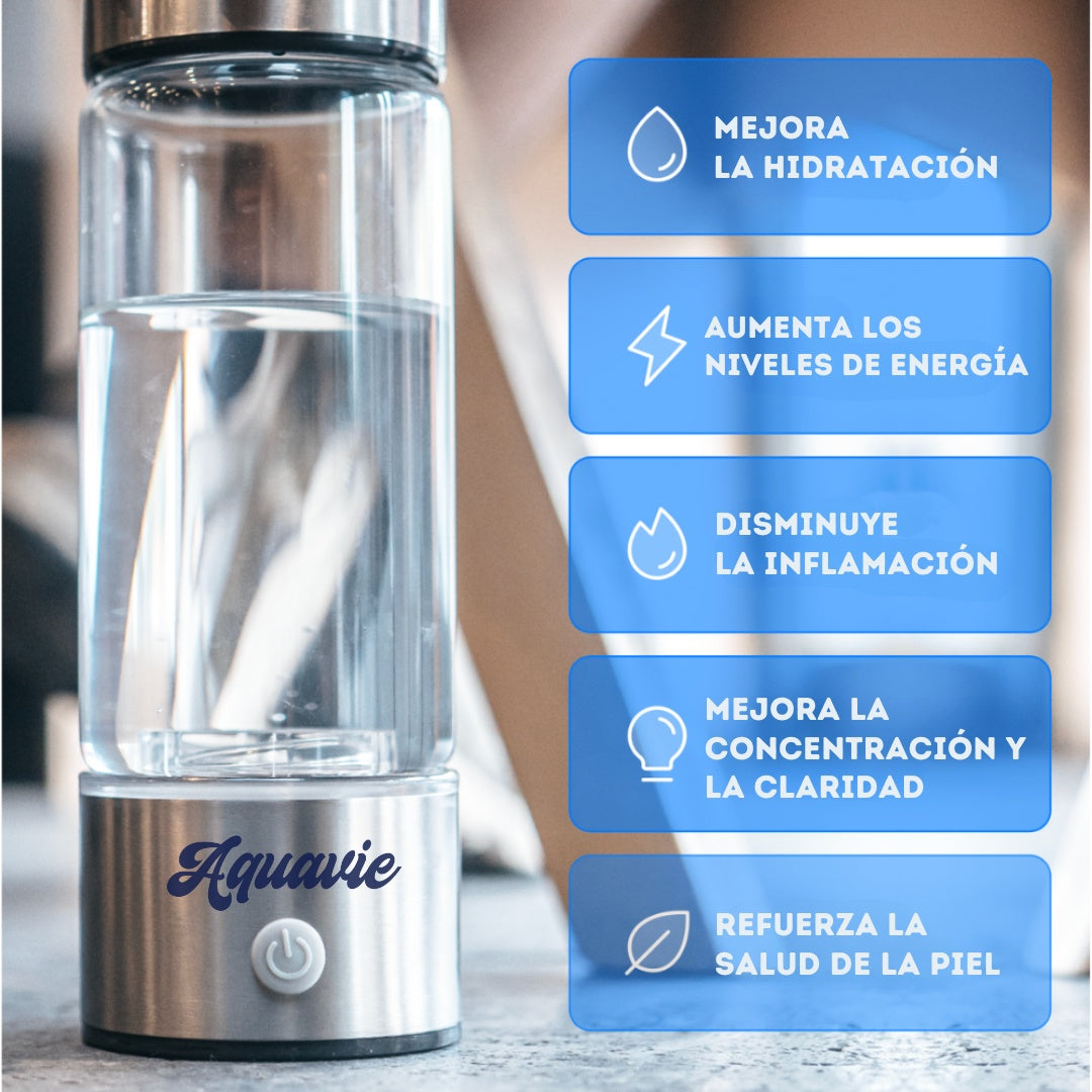 HydroFlow™ - Botella de Agua de Hidrógeno